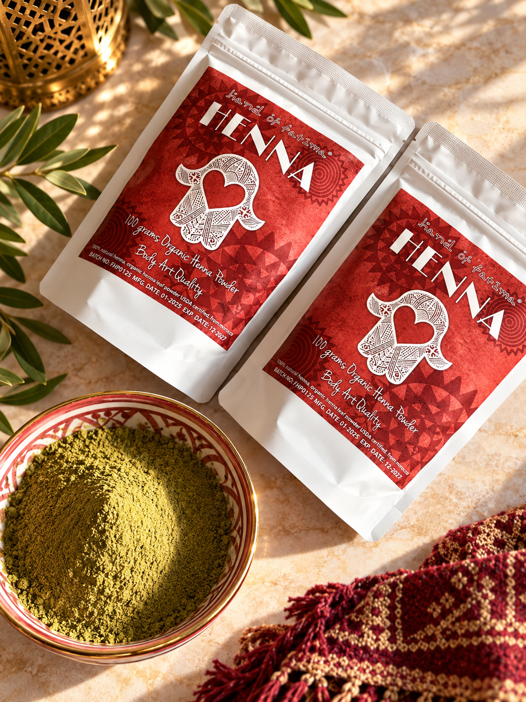 Pre-order Henna Poeder Bio