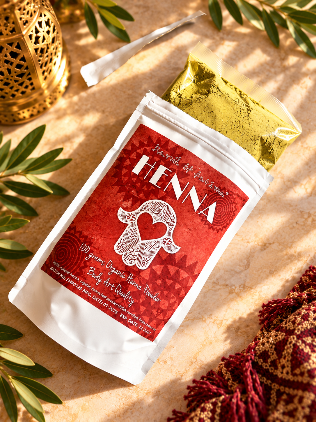Pre-order Henna Poeder Bio